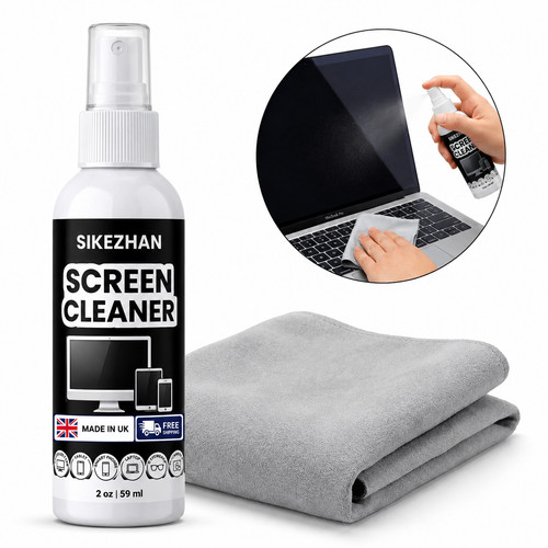 Screen cleaner kit - spray, &