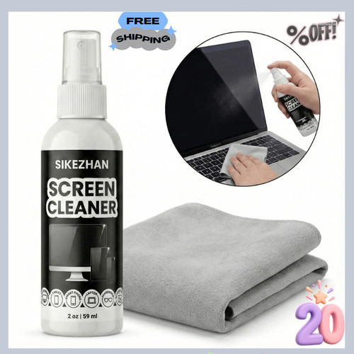 Screen cleaner kit 2oz spray - 2oz,