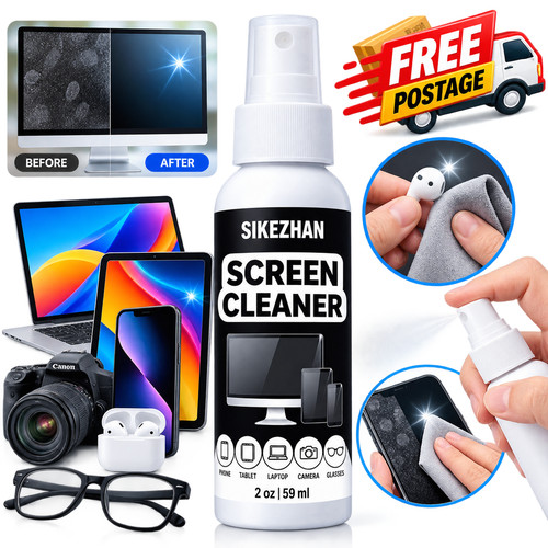 Screen cleaner spray kit - spray, 2oz